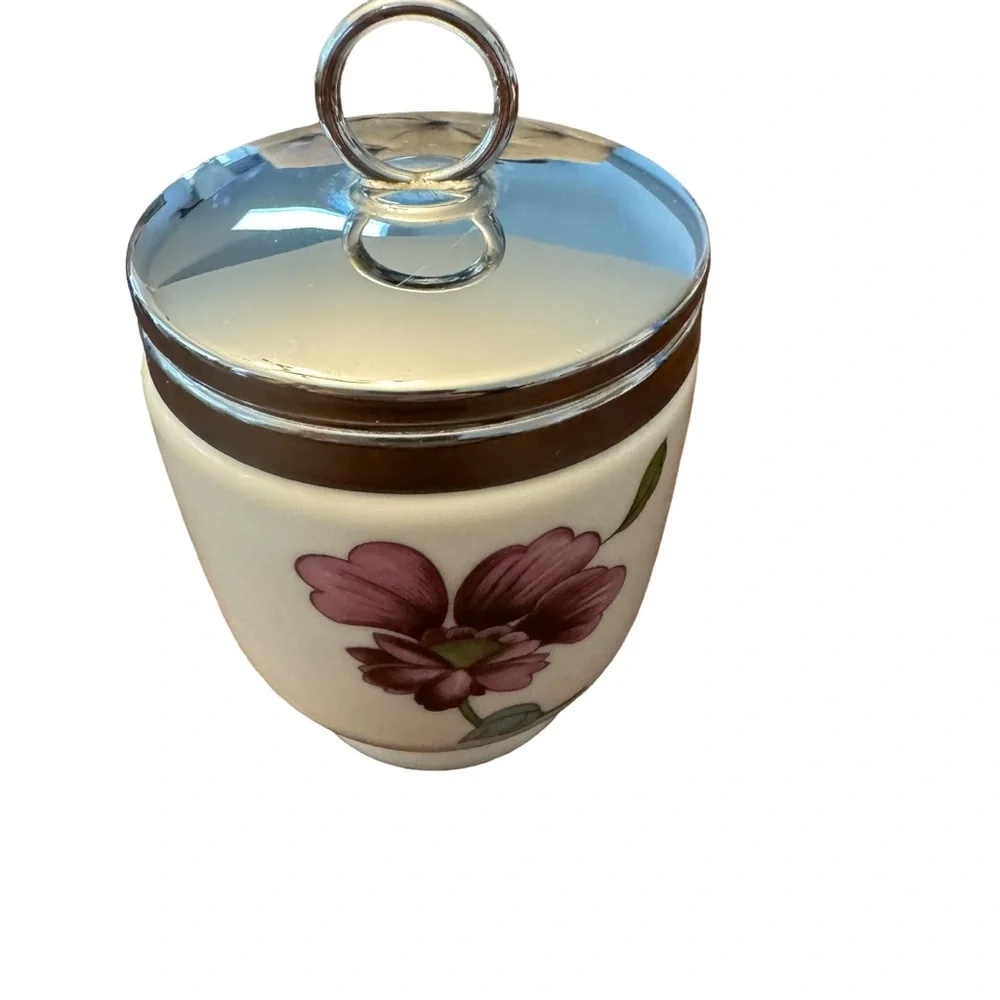 Royal Worcester Atsley King Size Egg Coddler Porcelain